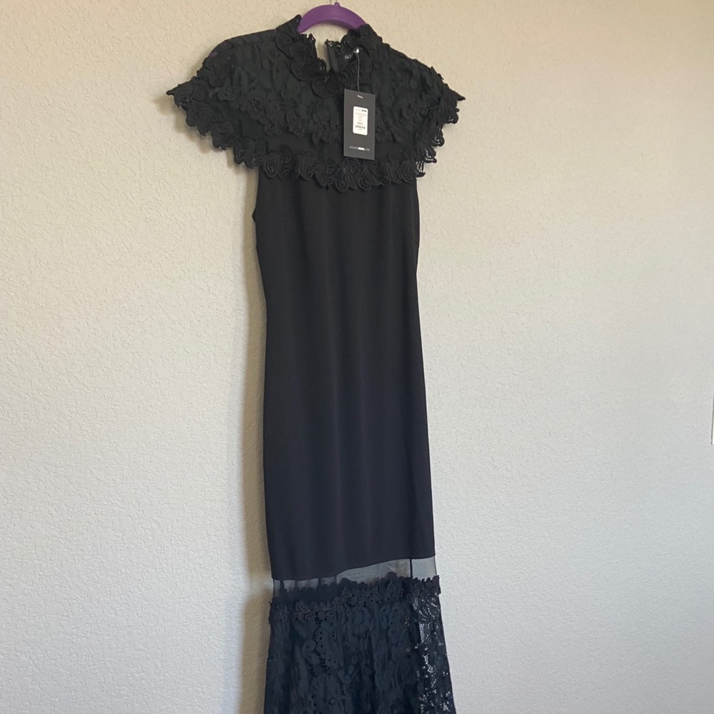 Black sleeveless dress from fashion nova